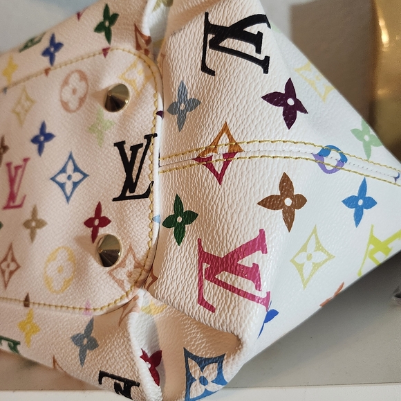 Louis Vuitton Annie MM Multicolor Monogram Tote Bag - Picture 3 of 6